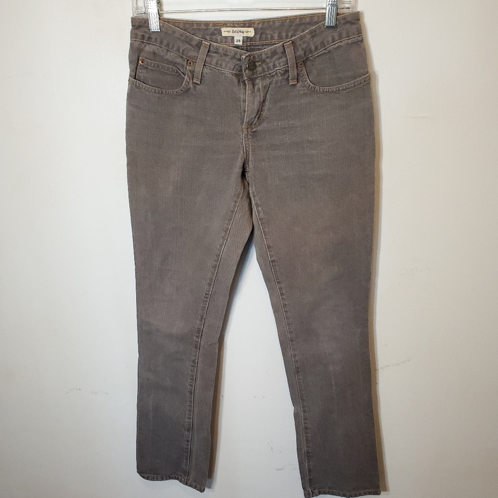 Built By Wendy Gray Slim Straight Jeans
